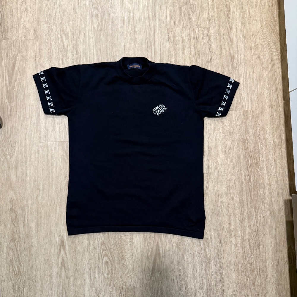 Louis Vuitton, Short Sleeve Logo Crewneck